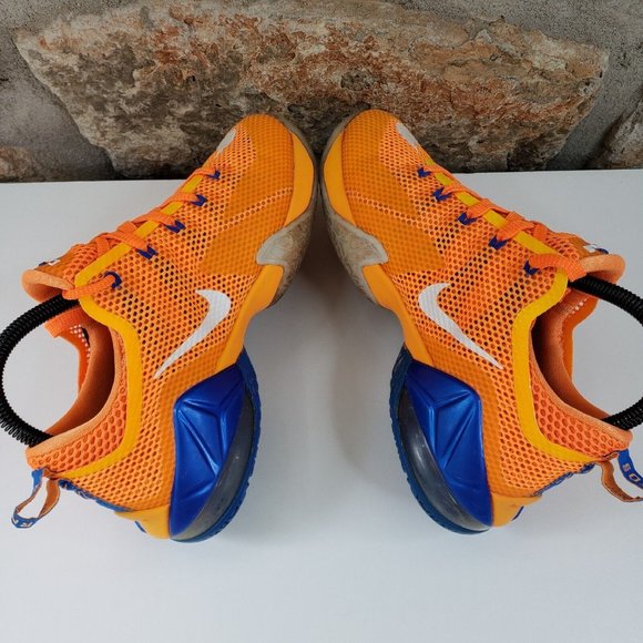 Nike LeBron 12 Low GS 'Cavs Classic' Bright Citrus Size: 5Y (Womens Size: 6.5) - Picture 6 of 14